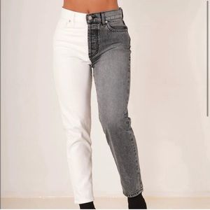 Revolve 2-tone women’s jeans size 23 NWOT